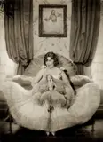 Studio Manassé, The photographer Olga Wlassiscs in a carnival costume, Vienna c. 1928, 1928, photograph