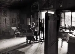 Ernst Scheidegger, Alberto Giacometti in his studio, Paris 1962, 1962, photograph