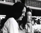 David Gahr, Bob Dylan and Joan Baez, Newport Folk Festival, 1963, photograph