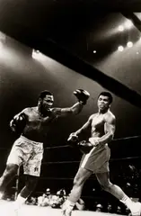 Paul Slade, The Fight of the Century' (Cassius Clay against Joe Frazer), 1971, photograph