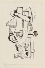 Ohne Titel by Rolf Cavael, 1935, Lithografie auf Karton, in Passepartout montiert, sold Sep 2017
