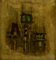 Johnny Friedlaender, Fleurs, 1978, Öl auf Leinwand