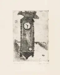Pendule (Die Uhr) by Marc Chagall, Radierung auf Velin, sold Jun 2017