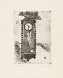 Marc Chagall, Pendule (Die Uhr), Radierung auf Velin
