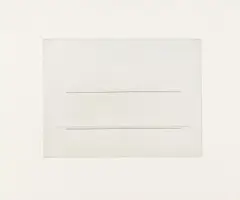 Ohne Titel by Fred Sandback, 1975, Radierung auf Velin, sold Jun 2017