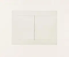 Ohne Titel by Fred Sandback, 1975, Radierung auf Velin, sold Jun 2017