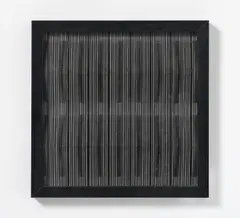 Ludwig Wilding, Stereoskopisches Multiple PSR XIII, 1983, Serigrafie auf Karton(?) und Plexiglas