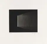 James Turrell, Aus: Deep sky, 1984, Aquatinta auf BFK Rives