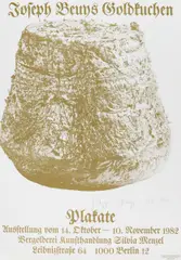 Goldkuchen by Joseph Beuys, 1982, Farbserigrafie auf Papier, sold Apr 2017