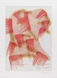 Franz Erhard Walther, Ohne Titel, 1999, Mappe mit sechs Farboffsets auf Transparentpapier