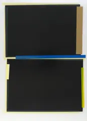 Joachim Grommek, Ohne Titel, 2011, Farbserigrafie auf PVC, in den oberen Ecken gelocht