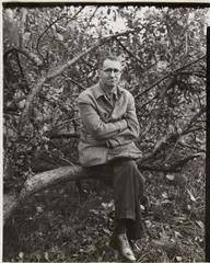 Bertolt Brecht by Todd Webb, 1946, Gelatinesilberabzug, sold Jan 2018
