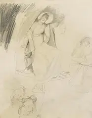 Franz Xaver Simm, Auktion 407, Los 394, Bleistift auf Papier