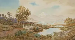 Paul Fischer, Zwei Aquarelle