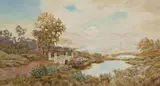 Paul Fischer, Zwei Aquarelle