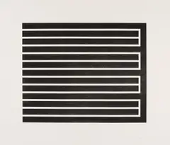 Aus: Untitled (Aquatints) by Donald Judd, 1980, Aquatinta auf Velin, sold Jun 2017