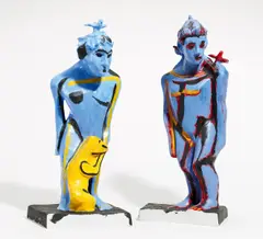 Magic flute by Sandro Chia, Porzellan, sold Jun 2017
