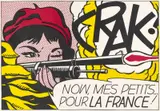 Roy Lichtenstein, CRAK!, 1964, offset lithograph in colors