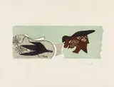 Georges Braque, Cinq poésies en hommage à Georges Braque, 1958, Farblithografie auf Japan