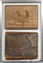 Flache Dichterbüste by Dieter Roth, 1969, Schokoladenrelief in Pergamin in Kartonschachtel (ca. 30 x 42 x 4cm), sold Jun 2017