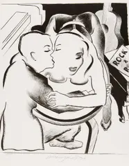 Rock &amp; Roll by Allen Jones, 1987, Lithografie auf Velin, sold Jun 2017