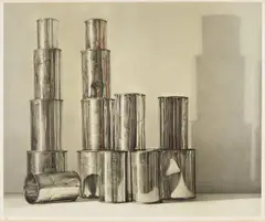 Claudio Bravo, Ohne Titel (Latas), 1974, Farbserigrafie auf Velin