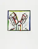 Robert Wilson, Ohne Titel, 1996, Farblithografie auf Karton