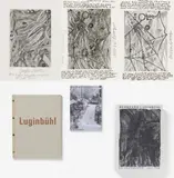 Bernhard Luginbühl, Konvolut von je drei Radierungen und Katalogen