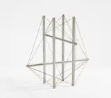 Kenneth Snelson, Metallic Sculpture, 1967, Metall & Aluminium