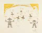 Salvador Dalí, Chinois, 1965, Farbige Aquatintaradierung auf Arches