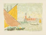 Max Peiffer Watenphul, Venedig, Blick auf den Dogenpalast