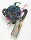 Frank Stella, Playskool Clamp, from the Playskool series, 1983, Patinated cast bronze, fabricated aluminum, plastic, steel, etched magnesium honeycomb with screenprint in colors and hand-coloring,