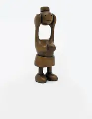 Small Visionary by Tom Otterness, 1993/95, Bronze with brown patina,, sold Oct 2013