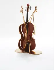 Untitled (Violoncelle) by Arman, 1999, Bronze and wood,, sold Oct 2013
