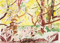 Untitled by Cecily Brown, 2004, Monoprint in colors, on heavy wove paper, with full margins,, sold Oct 2013