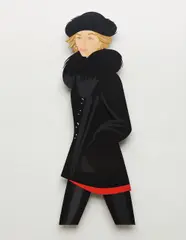 Anne by Alex Katz, 1990, Screenprint in colors, on laser-cut aluminum, with wall mounting,, offered Oct 2013