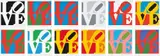 Book of Love by Robert Indiana, 1996, The complete set of 12 screenprints in colours, on A.N.W. Crestwood Museum Edition paper, with full margins, with accomp, sold Oct 2013