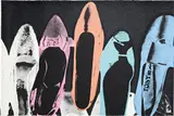 Andy Warhol, Shoes, 1980, Screenprint in colors with diamond dust, on Arches Aquarelle paper, the full sheet,