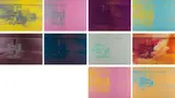 Andy Warhol, Electric Chairs, 1971, The complete set of 10 screenprints in colors, on wove paper, the full sheets,