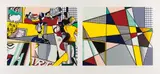 Roy Lichtenstein, Tel Aviv Museum Print, 1989, Lithograph in colors, on Rives BFK paper, with full margins,