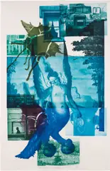 Bellini #1 by Robert Rauschenberg, 1986, Intaglio with photogravure in colors, on Arches paper, the full sheet,, sold Oct 2013