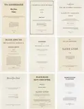 Glenn Ligon, Narratives (Disembark), 1993, The complete set of nine etchings, on Chine collé to Arches paper, with full margins,