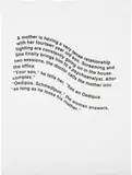 Richard Prince, Oedipus Schmedipus, 1994, Screenprint, on a t-shirt, stretched onto canvas with stretcher (as issued),