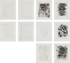 6+4 by Christopher Wool, 2005, The complete set of 10 etchings, on Strathmore Bristol paper, with full margins,, sold Oct 2013
