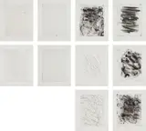 Christopher Wool, 6+4, 2005, The complete set of 10 etchings, on Strathmore Bristol paper, with full margins,