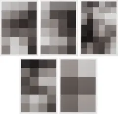 Untitled by Christopher Wool, 2003, The complete set of five digital inkjet prints, on wove paper, with full margins,, sold Oct 2013