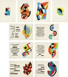 Rythmes - Couleurs by Sonia Delaunay, 1966, The complete set of 11 pochoirs in colors, on Richard de Bas paper, with full margins, with text by Jacques Damase,, sold Oct 2013