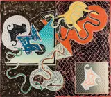 Shards Variant IVa, from Shards series by Frank Stella, 1982, Offset lithograph and screenprint in colors, on Arches Cover paper, the full sheet,, sold Oct 2013