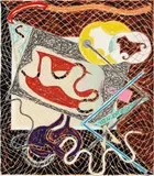 Shards III, from Shards series by Frank Stella, 1982, Offset lithograph and screenprint in colors, on Arches cover paper, the full sheet,, sold Oct 2013