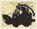Robert Motherwell, Flesh Automatism, 1984, Aquatint and etching in colors, on Georges Duchêne Hawthorne of Larroque handmade paper, with full margins,